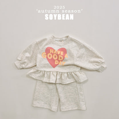 [PRE-ORDER] Good Day Frill Top Bottom Set