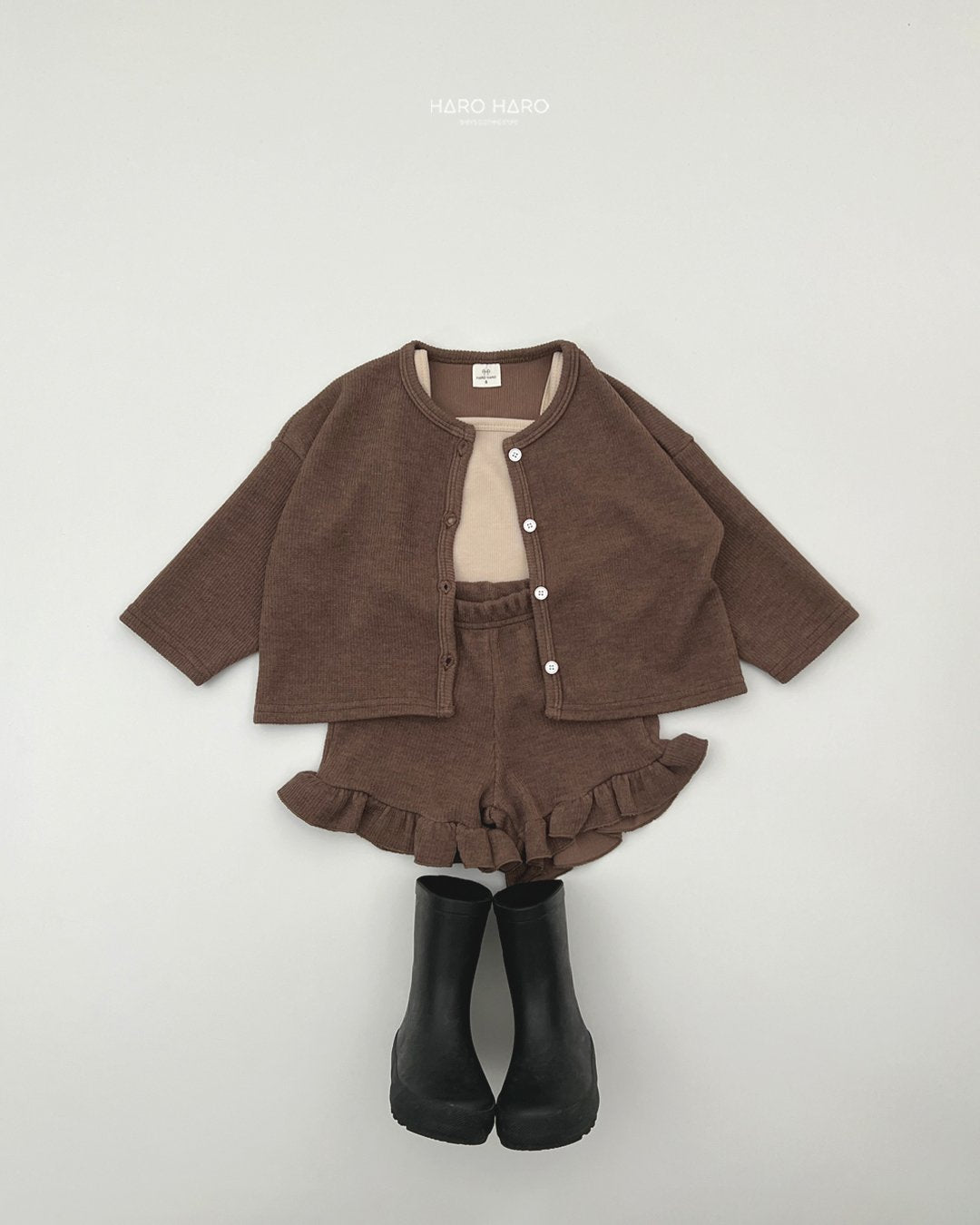 [PRE-ORDER] 1+1 Pumpkin Knit Cardigan