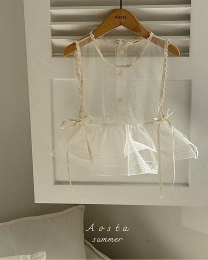 [PRE-ORDER] Lace Simple Vest