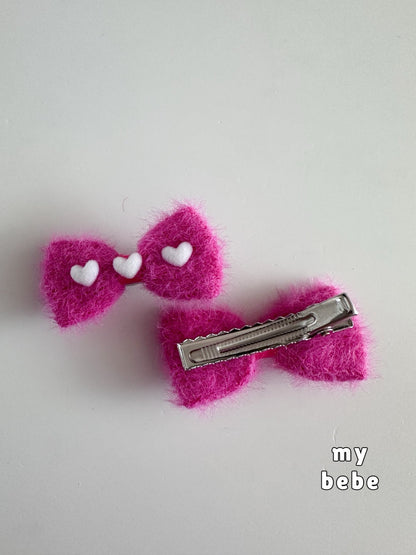 [PRE-ORDER] Angora Ribbon Hair Pin Set