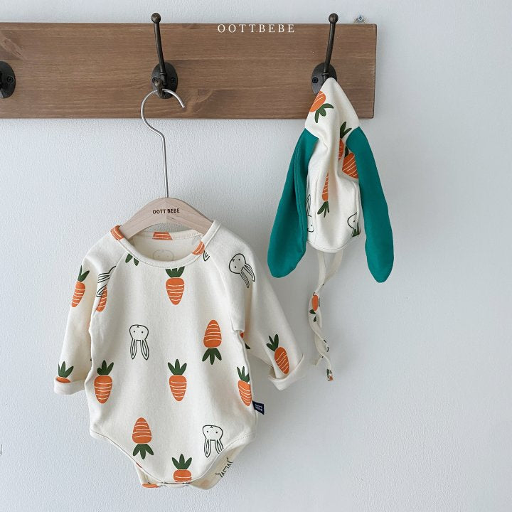 [PRE-ORDER] Vegetable Body Suit + Bonnet Set