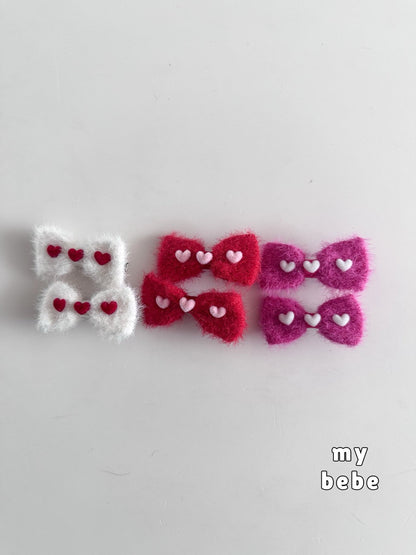 [PRE-ORDER] Angora Ribbon Hair Pin Set