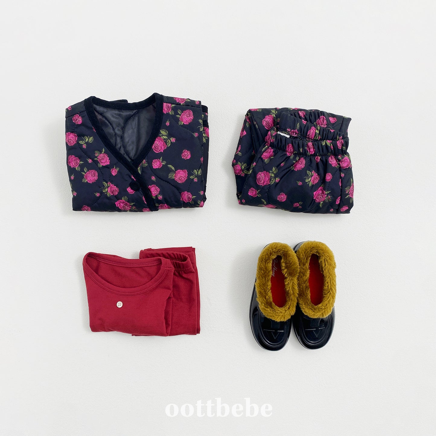 [Limit Time Order] Grandma Vest Bottom Set