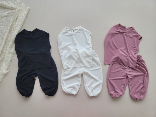 [PRE-ORDER] Raon Pleats Top Bottom Set