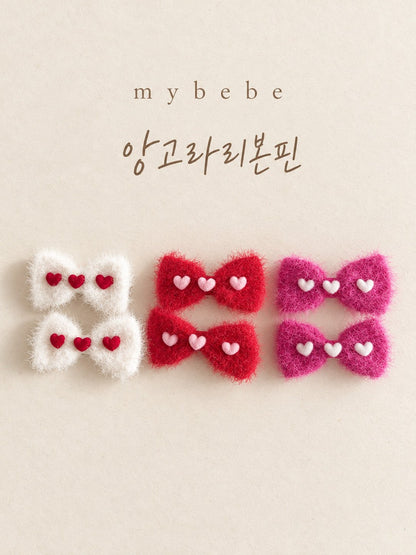 [PRE-ORDER] Angora Ribbon Hair Pin Set