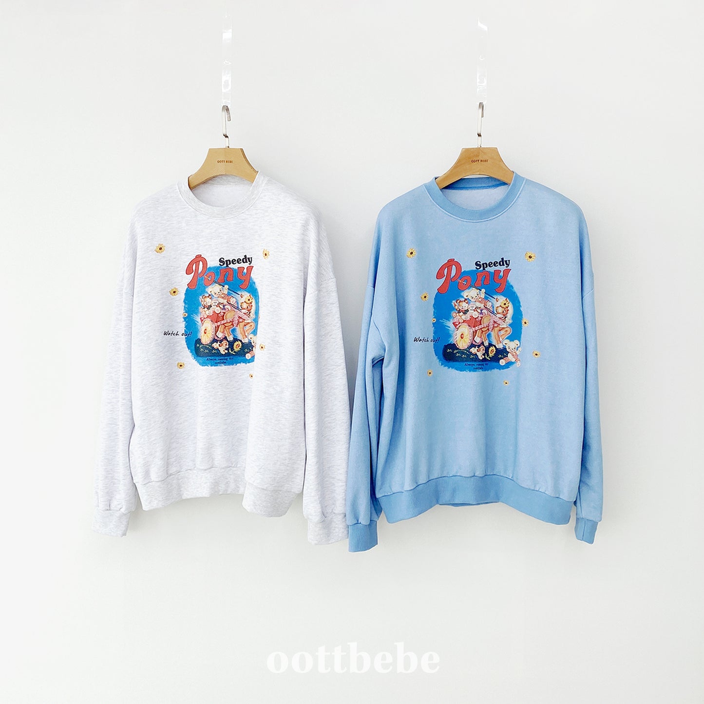 [PRE-ORDER] Pony Sweatshirts (Mom&Dad Couple)