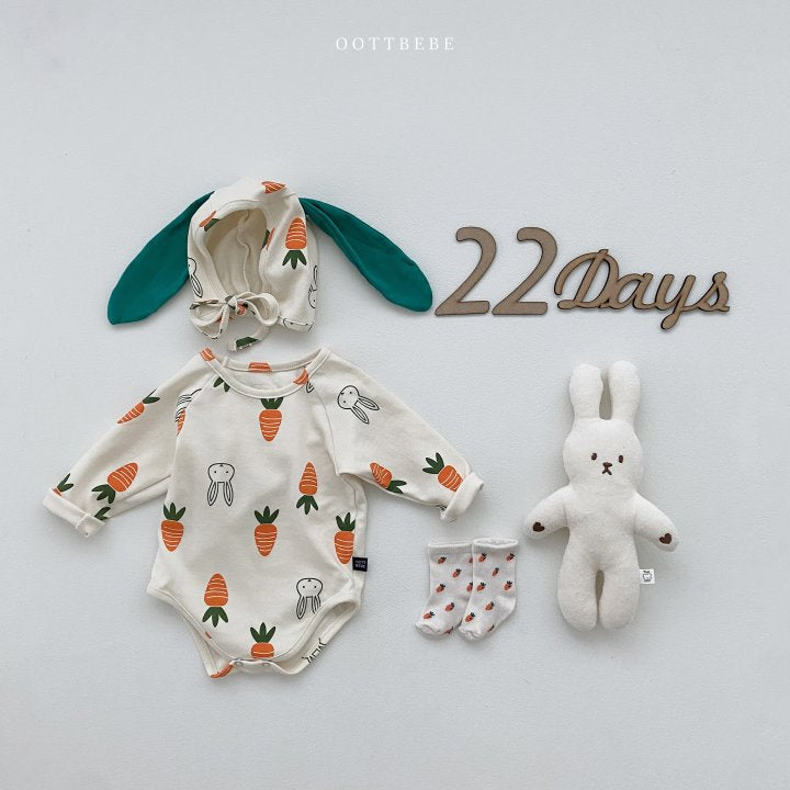 [PRE-ORDER] Vegetable Body Suit + Bonnet Set