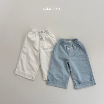 [PRE-ORDER] Summer Slub Roll-Up Pants