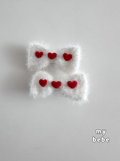 [PRE-ORDER] Angora Ribbon Hair Pin Set