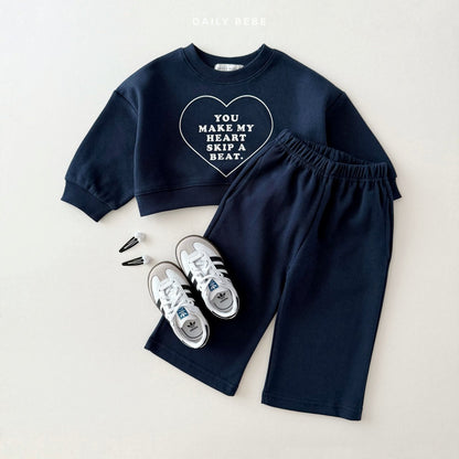 [PRE-ORDER] Heart Wide Top Bottom Set