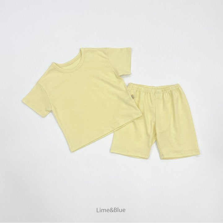 [Lime&Blue] Cotton Candy Home Wear Set (Mom&Dad Couple)