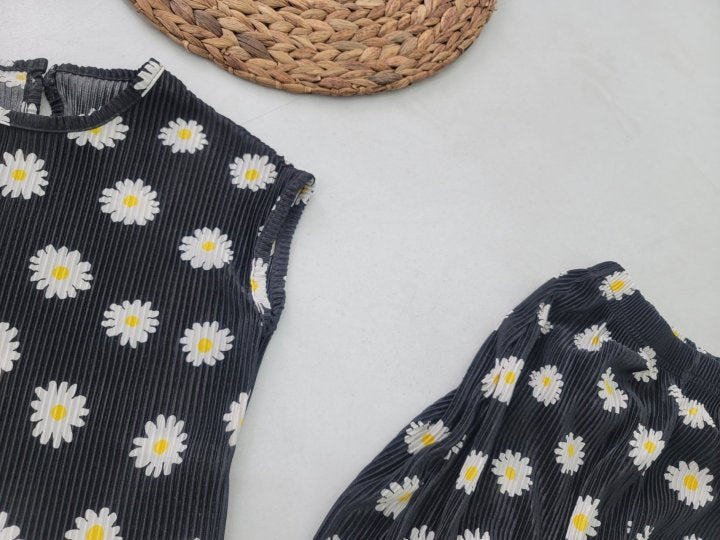 [PRE-ORDER] Daisy Pleats Top Bottom Set
