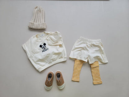 [PRE-ORDER] Mickey Embroidery Top Bottom Set