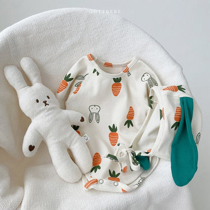 [PRE-ORDER] Vegetable Body Suit + Bonnet Set