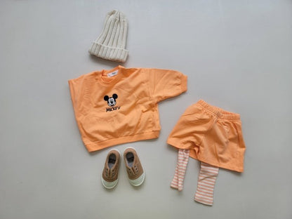 [PRE-ORDER] Mickey Embroidery Top Bottom Set