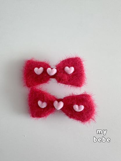 [PRE-ORDER] Angora Ribbon Hair Pin Set