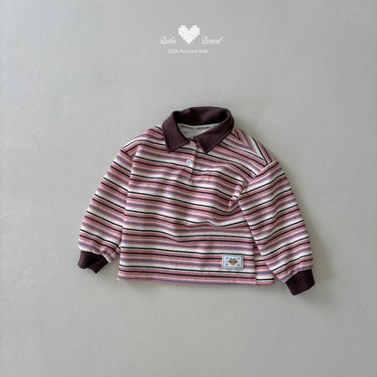 [PRE-ORDER] Pigment Stripe Collar T-Shirts