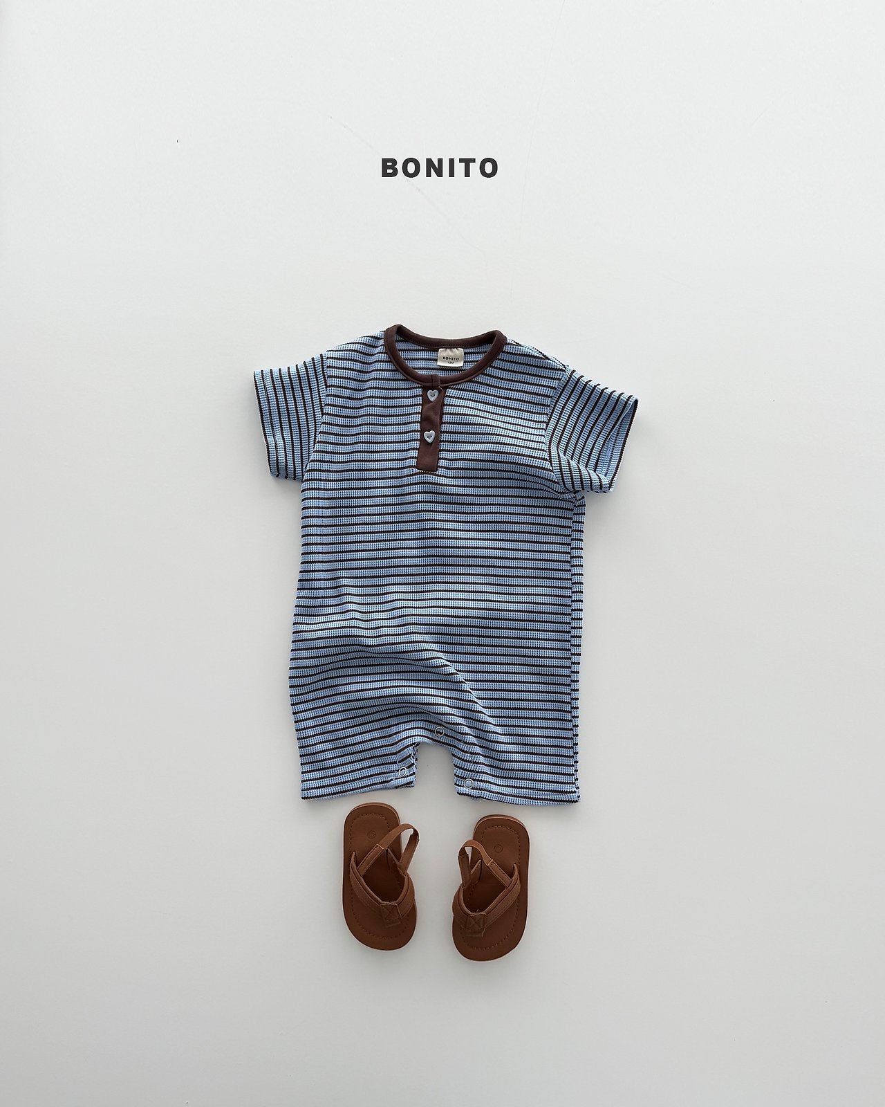 [PRE-ORDER] Summer Waffle Stripe Body Suit