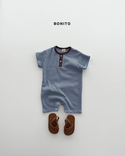 [PRE-ORDER] Summer Waffle Stripe Body Suit