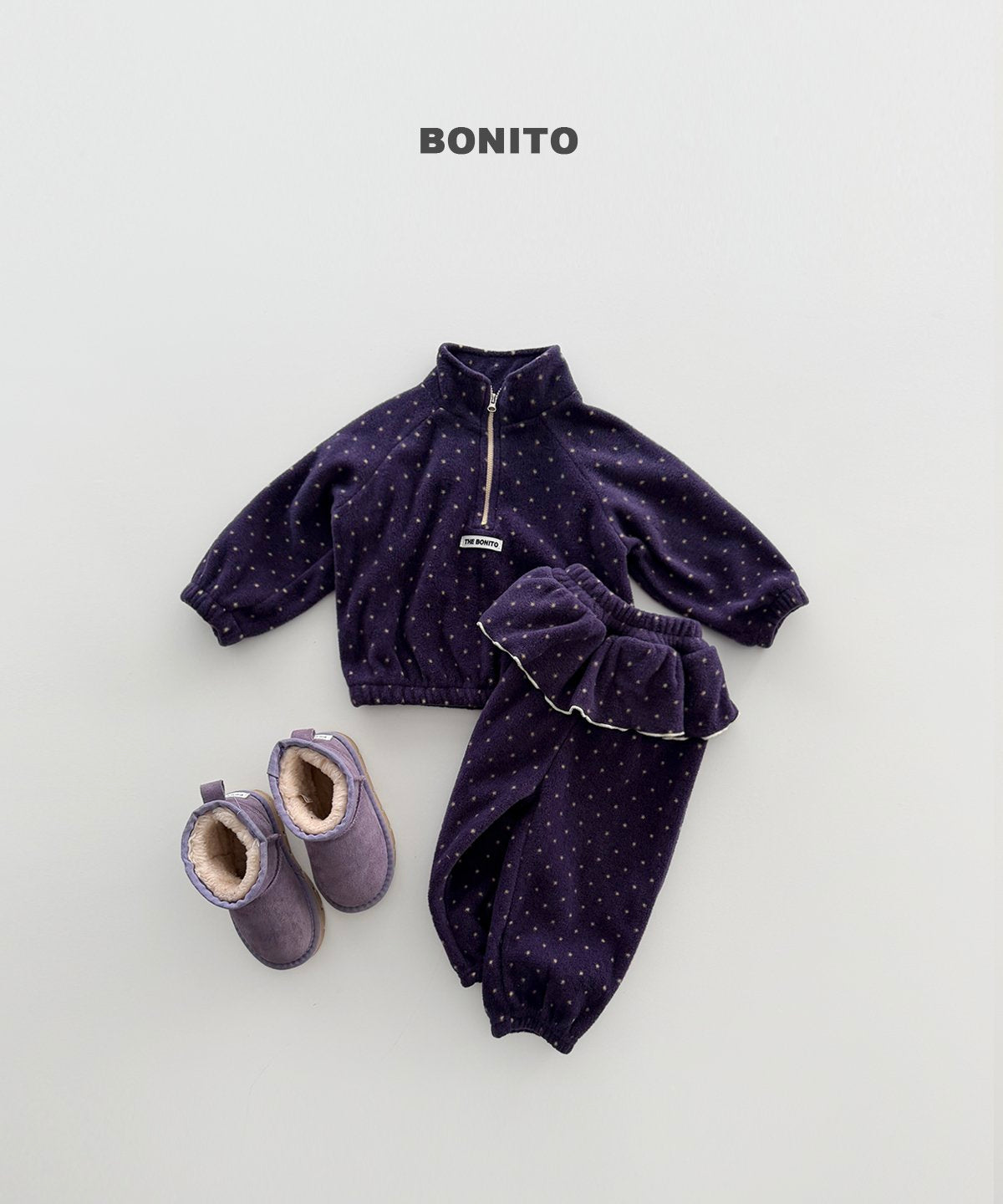 [PRE-ORDER] Dot Frill Top Bottom Set