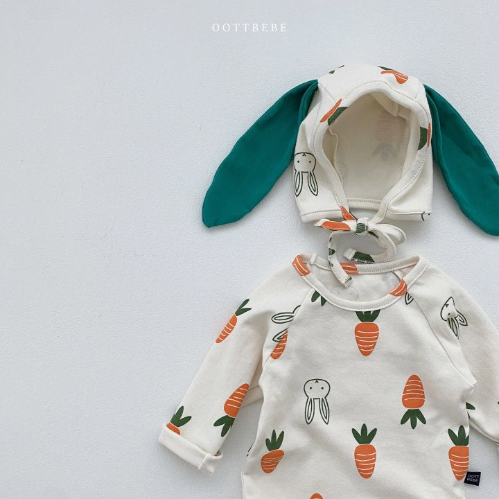 [PRE-ORDER] Vegetable Body Suit + Bonnet Set
