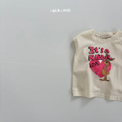 [PRE-ORDER] Love Rabbit Sleeveless T-Shirts