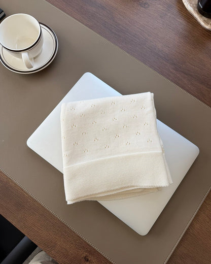 [PRE-ORDER] Eyelet Knit Blanket