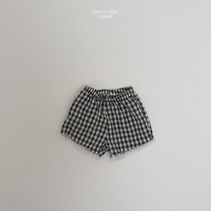 [PRE-ORDER] Check Frill Shorts