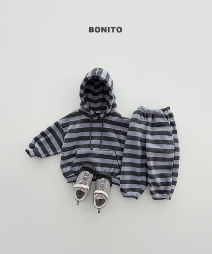 [PRE-ORDER] Bold Stripe Fleece Hoodie Sweatshirts