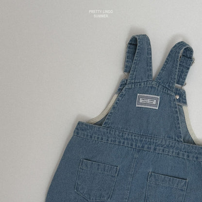 [PRE-ORDER] Denim Suspender Dress