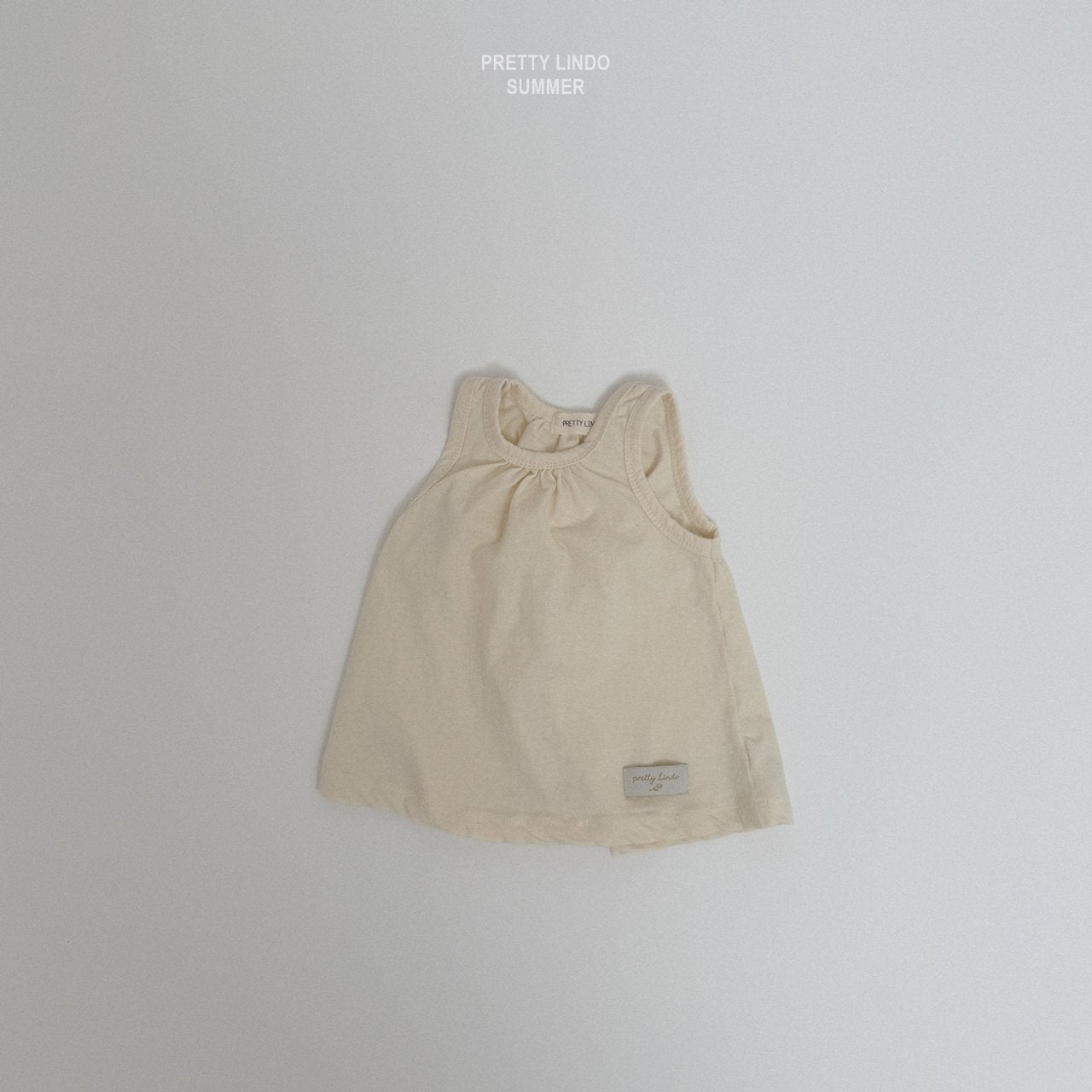 [PRE-ORDER] Shirring Sleeveless T-Shirts