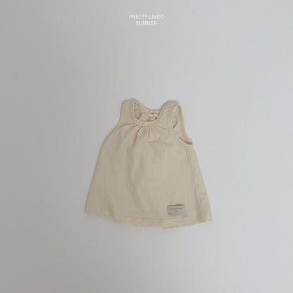 [PRE-ORDER] Shirring Sleeveless T-Shirts