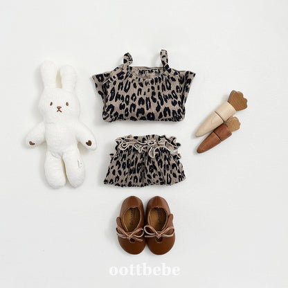 [PRE-ORDER] Leopard Baby Top Bottom Set
