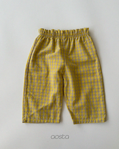 [PRE-ORDER] Caramel Check Pants