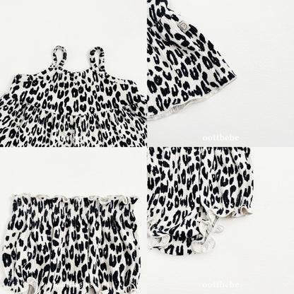 [PRE-ORDER] Leopard Baby Top Bottom Set