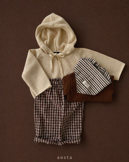 Cookie Sweater Hoodie Top [Red/L(3-5yr)]