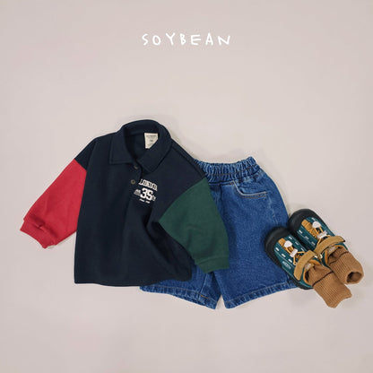 [PRE-ORDER] Modern Color Block Collar T-Shirts