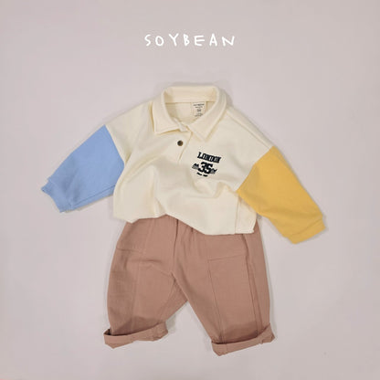 [PRE-ORDER] Modern Color Block Collar T-Shirts