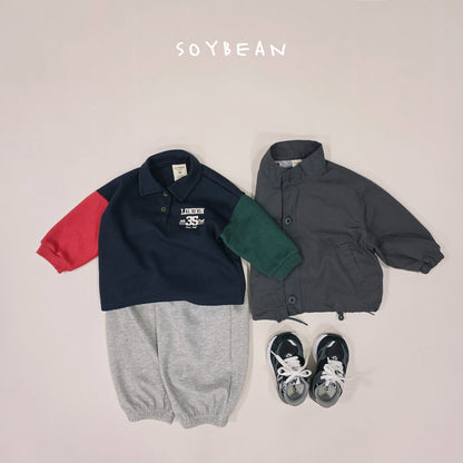 [PRE-ORDER] Modern Color Block Collar T-Shirts