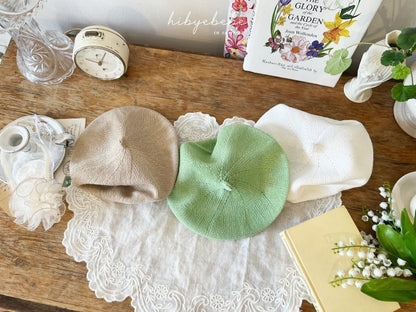 Henry Sweater Beret [Light Green/One Size(-2yr/-52cm)]