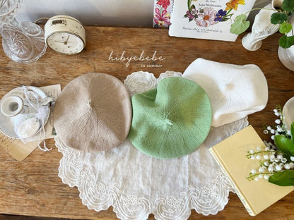 Henry Sweater Beret [Light Green/One Size(-2yr/-52cm)]
