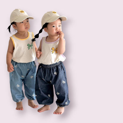 [PRE-ORDER] Ribbon Sleeveless T-Shirts