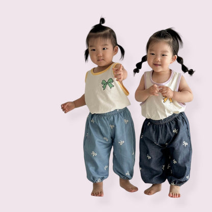 [PRE-ORDER] Ribbon Sleeveless T-Shirts
