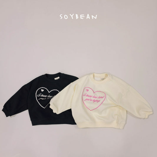 [PRE-ORDER] Heart Embroidery Sweatshirts