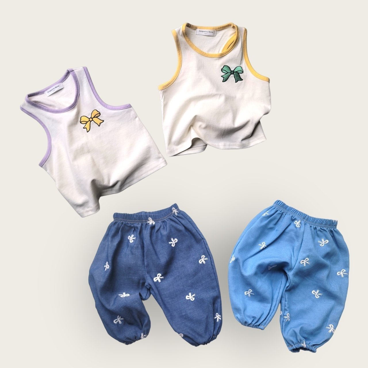 [PRE-ORDER] Ribbon Sleeveless T-Shirts