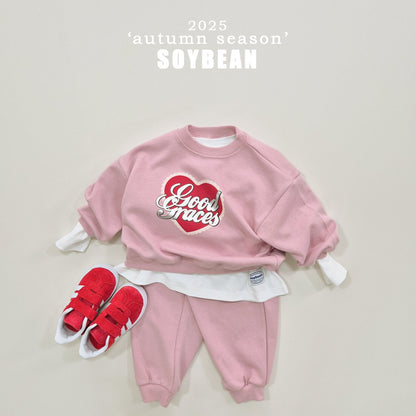 [PRE-ORDER] Bling Heart Top Bottom Set