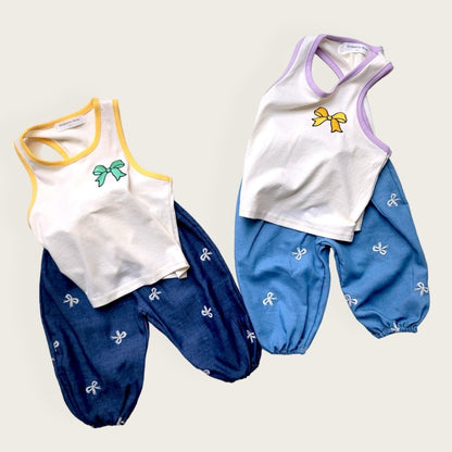 [PRE-ORDER] Ribbon Sleeveless T-Shirts