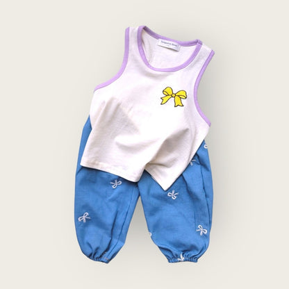 [PRE-ORDER] Ribbon Sleeveless T-Shirts