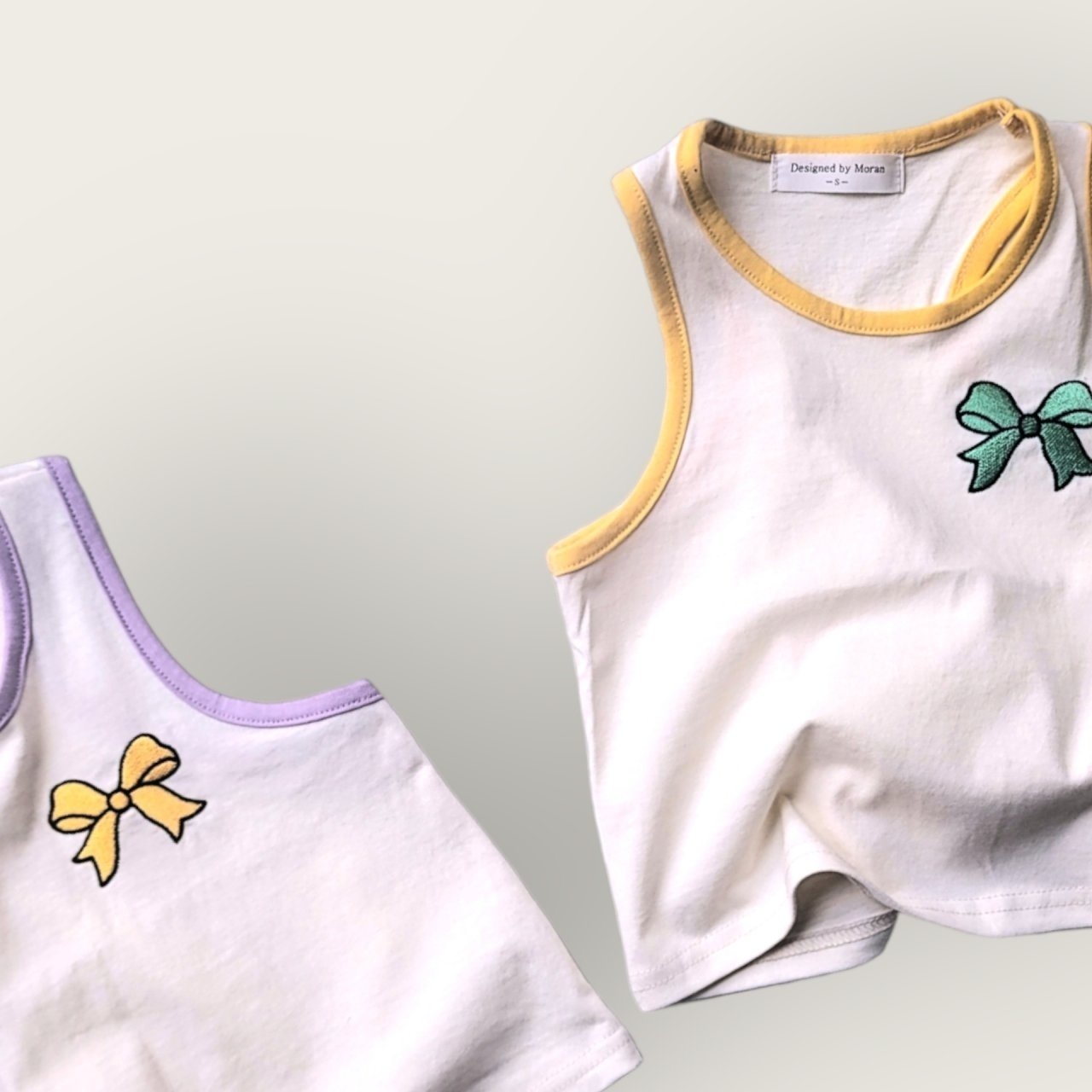 [PRE-ORDER] Ribbon Sleeveless T-Shirts
