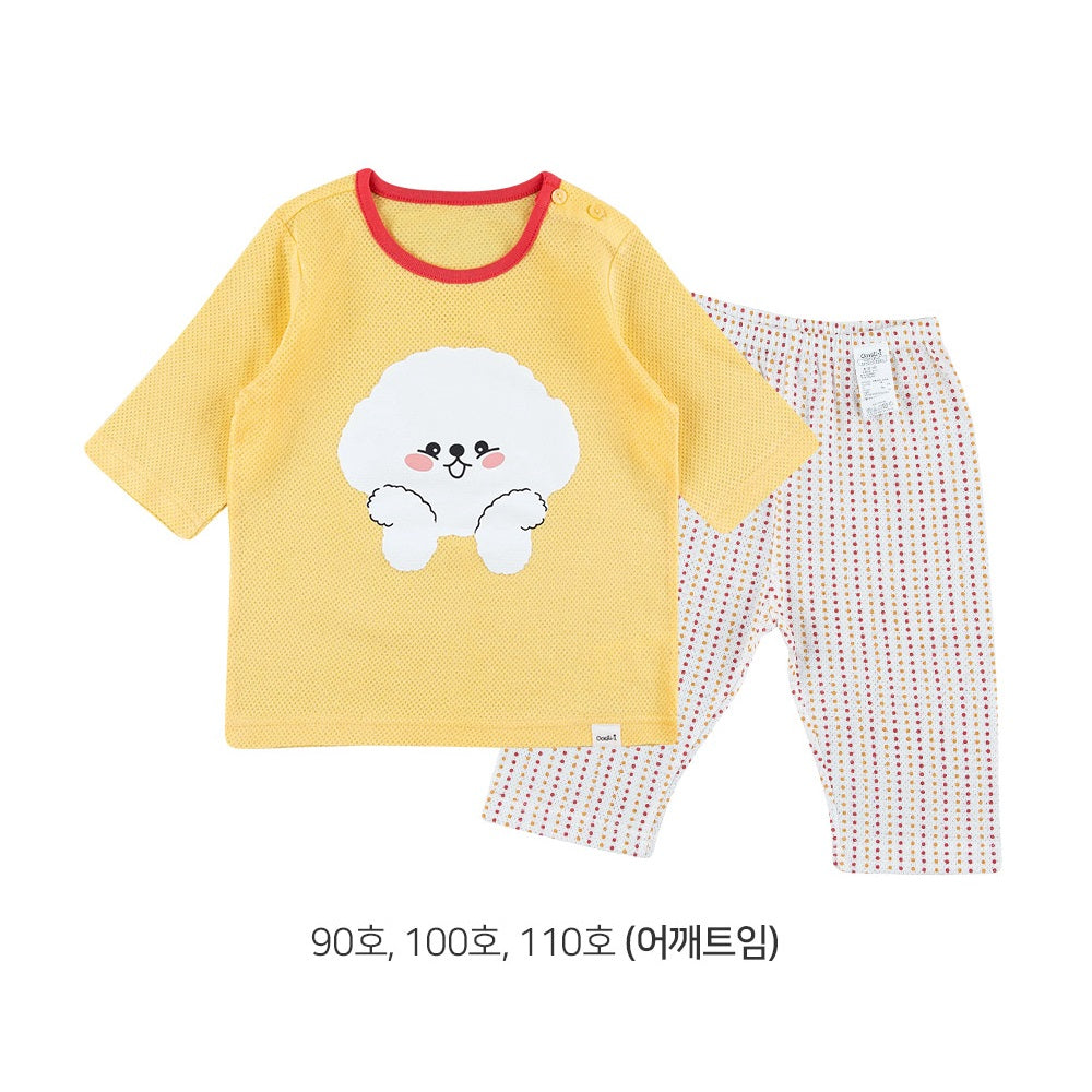 Animal Mesh 3/4 Home Wear Set